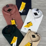 Black letter imported satin shirts