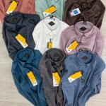 Black letter imported satin shirts
