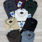 black letter imported checks shirt