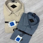 black letter imported checks shirt