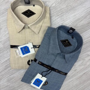 black letter imported checks shirt