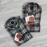 logoff mélange checks shirt