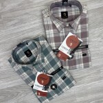 logoff mélange checks shirt