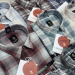 logoff mélange checks shirt