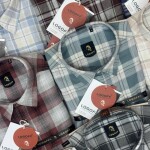 logoff mélange checks shirt