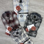 logoff mélange checks shirt