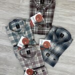 logoff mélange checks shirt