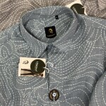 logoff imported rubber print shirt