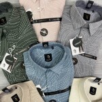 logoff imported rubber print shirt