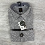 logoff imported rubber print shirt