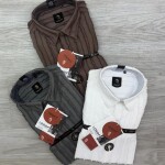 logoff imported jacquard shirt