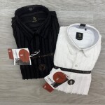 logoff imported jacquard shirt