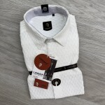 logoff imported jacquard shirt