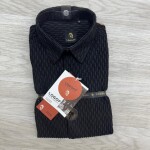logoff imported jacquard shirt