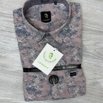 logoff cotton oxford printed shirt