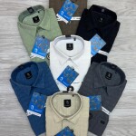 logoff imported dobby design shirt