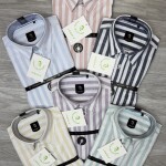 logoff linen stripes shirt