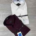 black letter imported stripes shirt