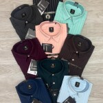 logoff cotton oxford stripes shirt