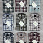 logoff milange checks shirt