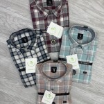 logoff milange checks shirt