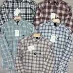 logoff milange checks shirt