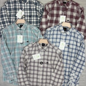 logoff milange checks shirt