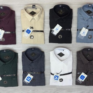 black letter imported stripe shirt