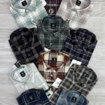 logoff cotton oxford checks shirt