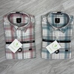 logoff melange checks shirt