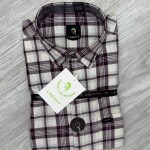 logoff melange checks shirt