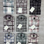 logoff melange checks shirt