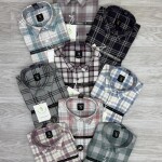 logoff melange checks shirt