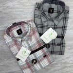 logoff melange checks shirt