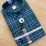 chain craft linen checks shirt