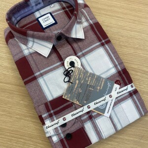 chain craft linen checks shirt