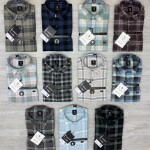 logoff cotton oxford checks shirt