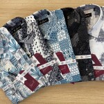 S SQUARE PRINTED SHIRT