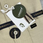 logoff cotton linen dobby shirt