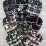 logoff brushing twill checks shirt