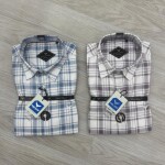 black letter imported print shirt