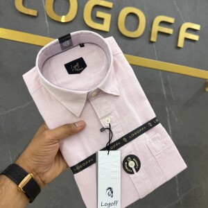 logoff linen cotton shirt