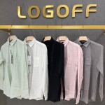 logoff linen cotton shirt