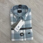 logoff cotton oxford checks shirt