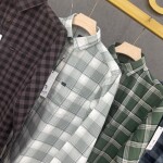 logoff cotton oxford checks shirt