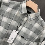 logoff cotton oxford checks shirt