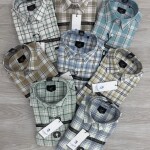 logoff oxford lycra checks shirt