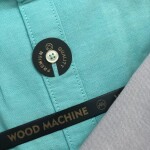 Wood machine Cinese Coller Plain Shirt