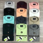 Wood machine Cinese Coller Plain Shirt