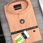 Wood machine Cinese Coller Plain Shirt